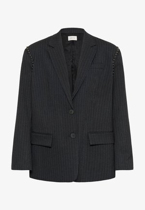 Gestuz, LEHELA BLAZER - Blazer - dark grey pinstripe