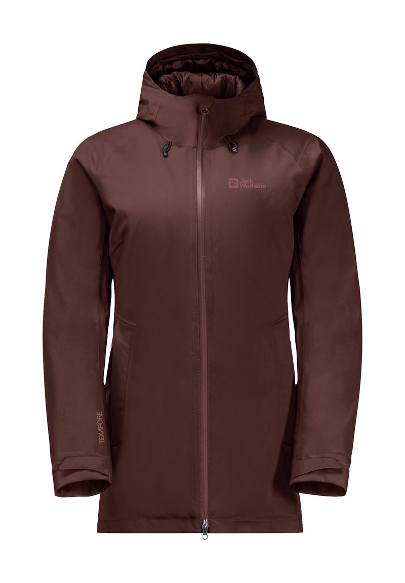 Jack Wolfskin Hardshell-jas bruin