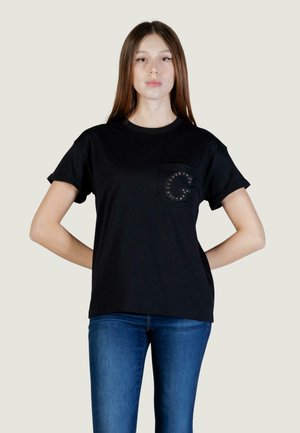 SS CN TEE  - T-shirt con stampa - black