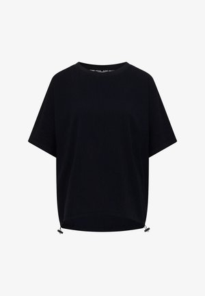 Cecil, SOLID-COLOR DROPPED-SHOULDER BLOUSE SHIRT - Blouse - urban dark blue