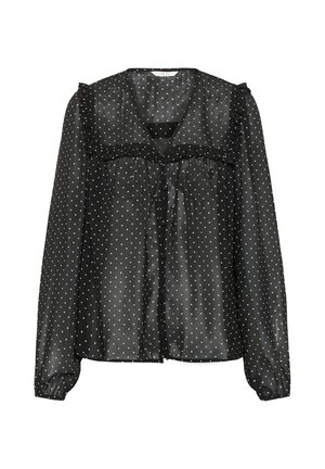 Cream, CRKRISTI - Pluus - black w small white dots