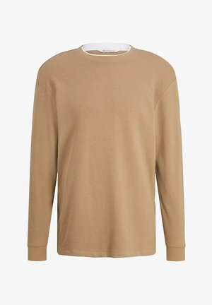 Camiseta de manga larga - splashed clay beige