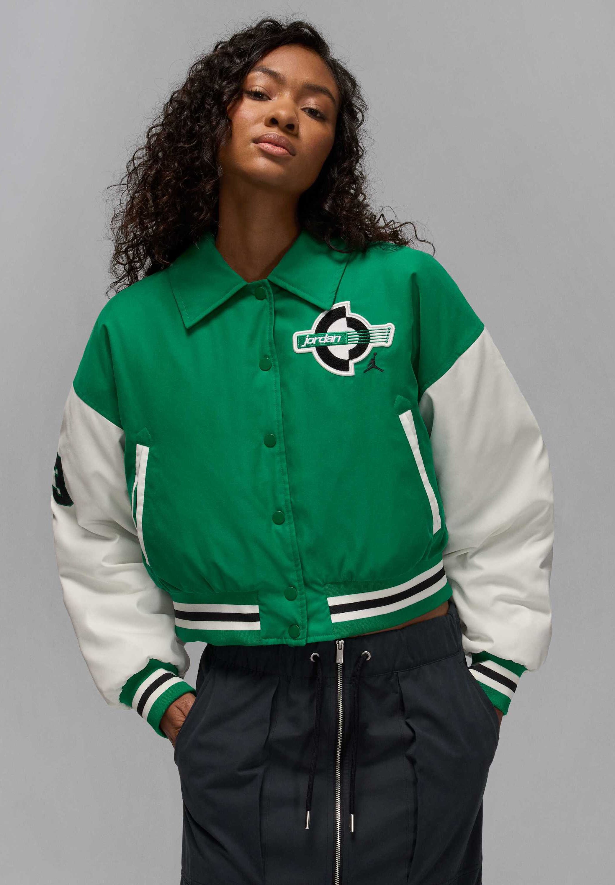 Jordan LOOSE FIT - Bomber bunda - malachite/sail/black