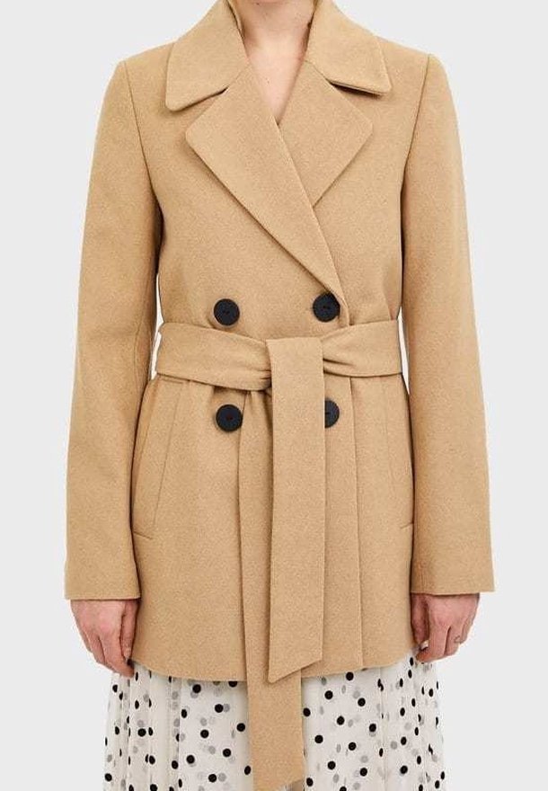 Stradivarius Abrigo corto - beige