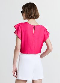 Calliope MANICHE CON ROUCHES - Camicetta - ciclamino