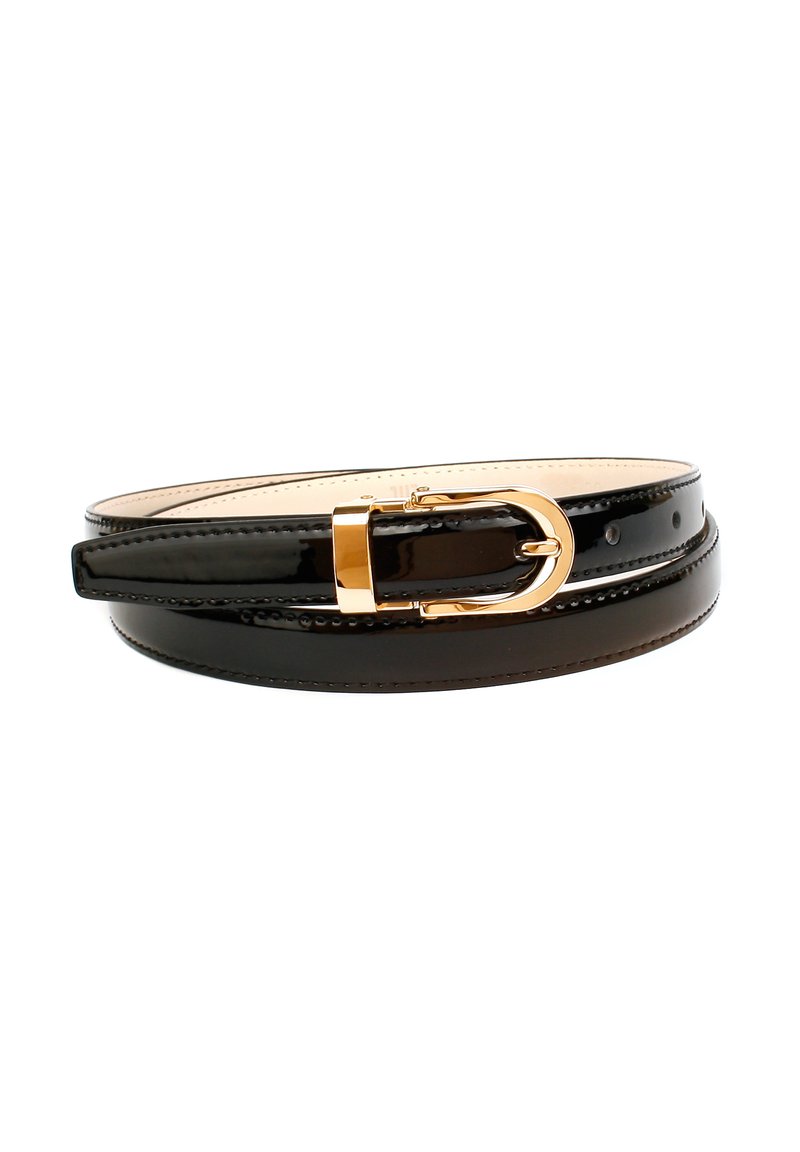 Damen Gürtel casual | Anthoni Crown Taillengürtel schwarz - HA11522 Damen Gürtel casual | Anthoni Crown Taillengürtel schwarz - HA11522