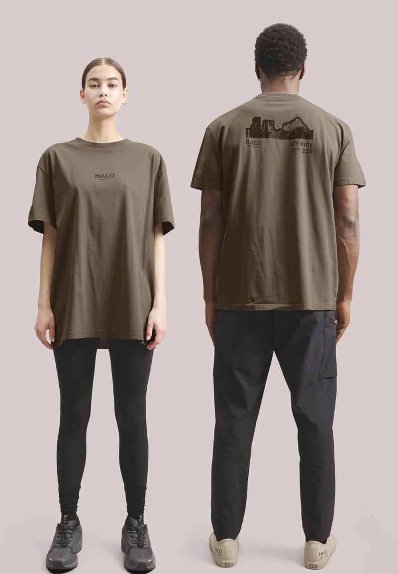 HALO OFFDUTY TShirt print morel/hellbraun Zalando.de