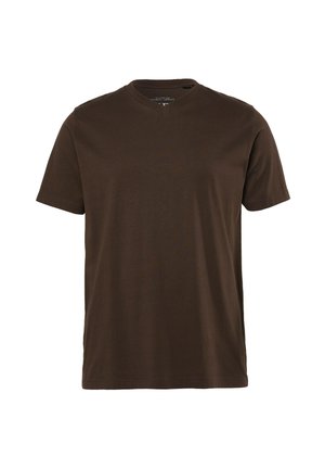 JP1880, Basic T-shirt - dark brown
