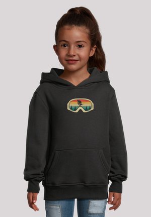 RETRO SKIBRILLE WINTER DESIGN - Hoodie - schwarz