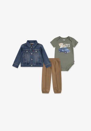 Levi's® TRUCKER BODY AND JOGGER SET UNISEX - Body - deep lichen green
