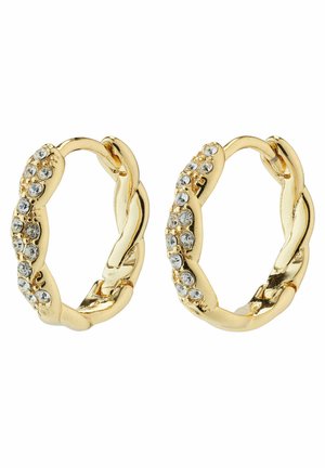 Pilgrim EZO UNISEX CRYSTAL HOOP - Boucles d'oreilles - gold plated