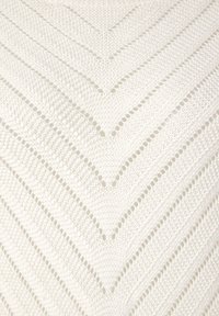 LASCANA AJOUR - Stickad tröja - weiß