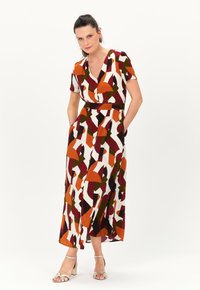 Caroll Maxi-jurk - marron fonce