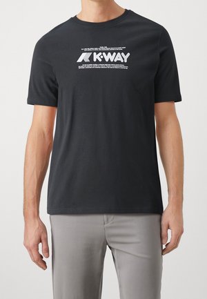 K-Way, Printtipaita - black