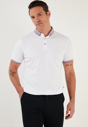 Polo krekls - white/lilac