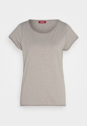 Esprit NOOS SLUB - T-shirt basique - light taupe