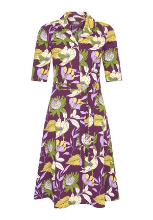 Jersey dress - aubergine