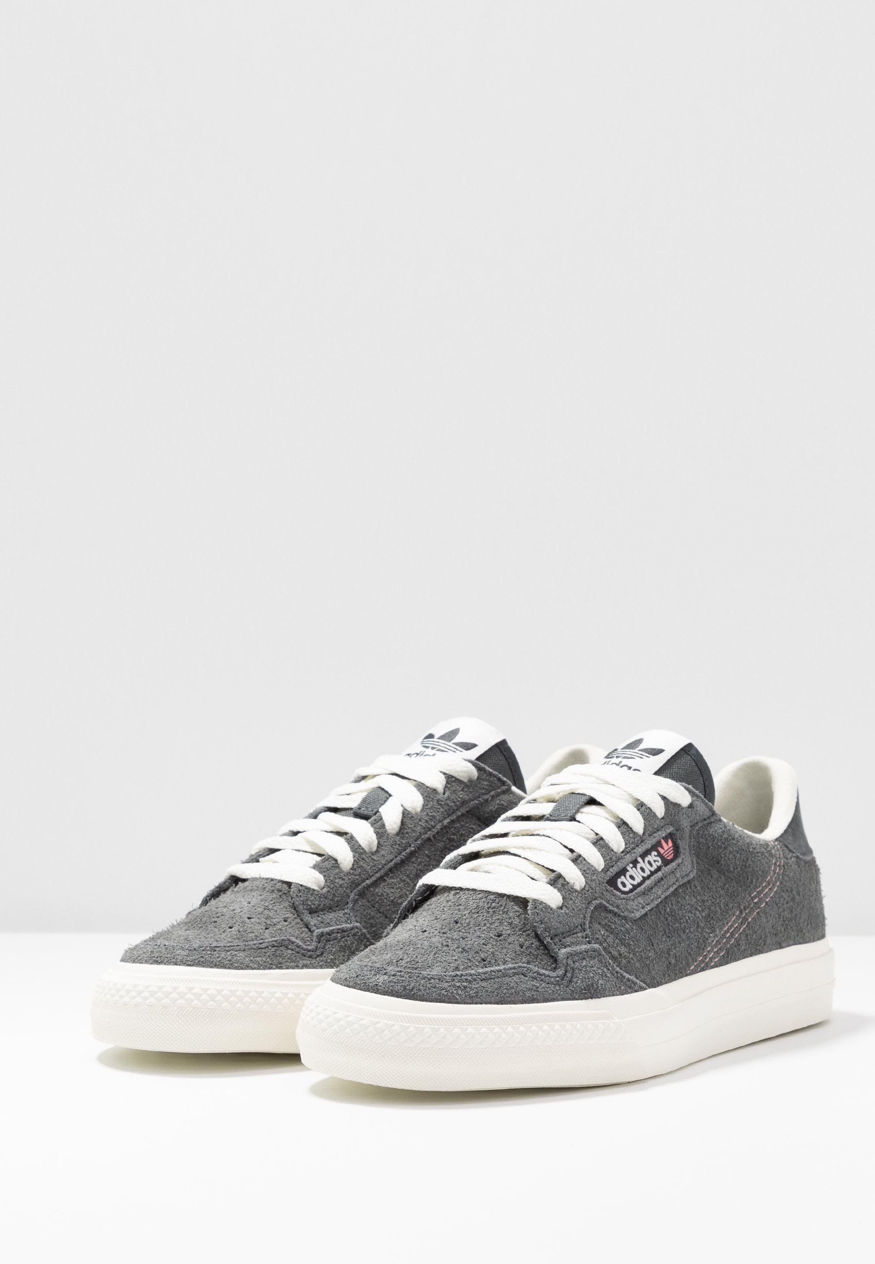 grey and pink adidas trainers