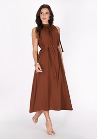 faina Rochie cocktail/Rochie petrecere - braun