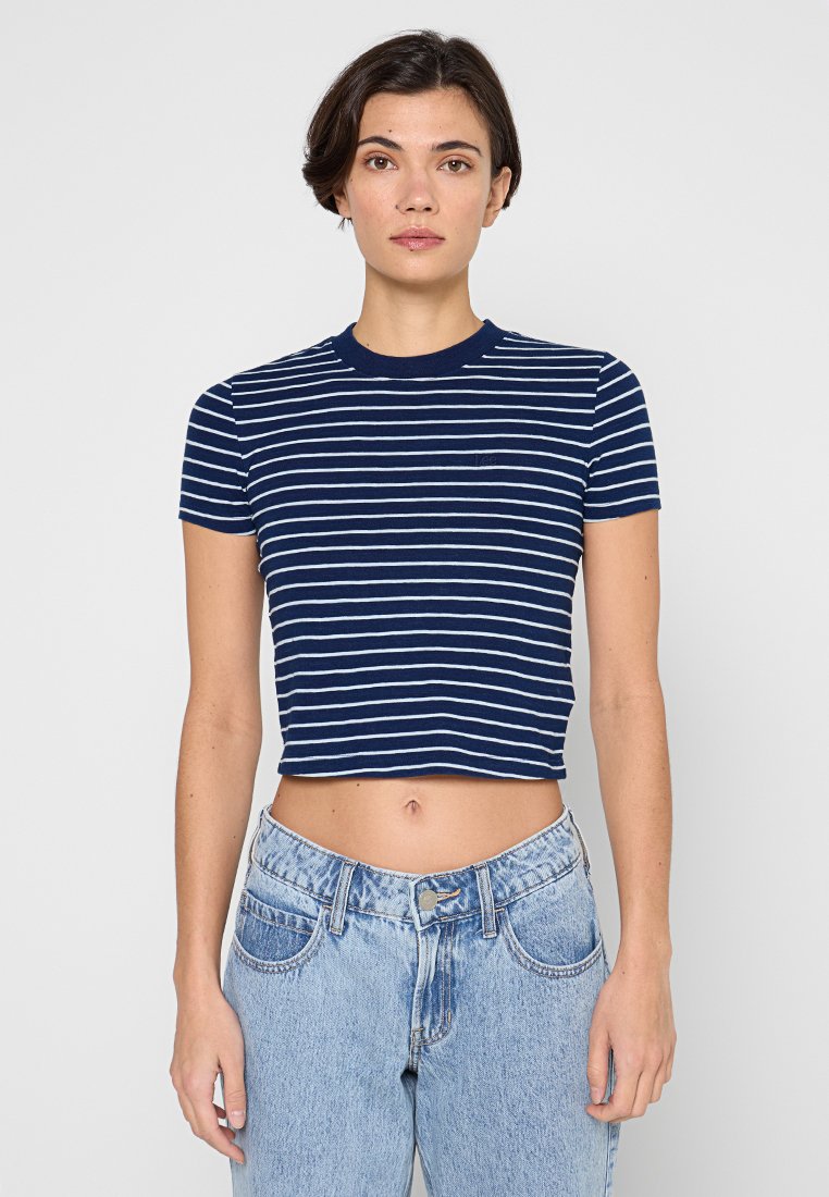 Lee T-shirt print blauw