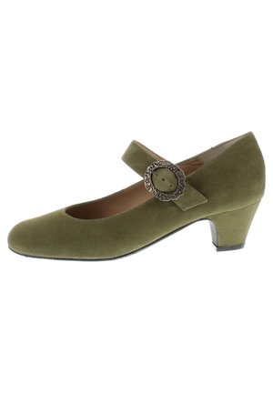 BETTY -  MIT DIRNDL-SCHLIESSE - Pumps - oliv