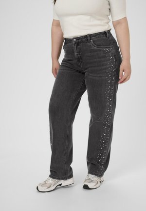 Traperice ravnih nogavica - grey vintage wash