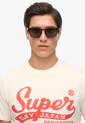 Superdry & Co FRAME - Sunglasses - black brown lens