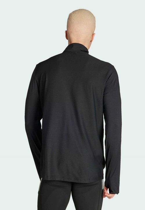 adidas Sudadera de hombre Own The Run Half-Zip Negro — foto 2