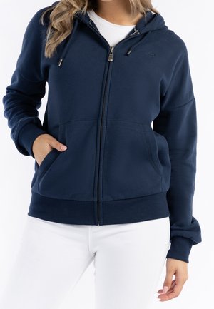 Sweat zippé - dark-blue denim