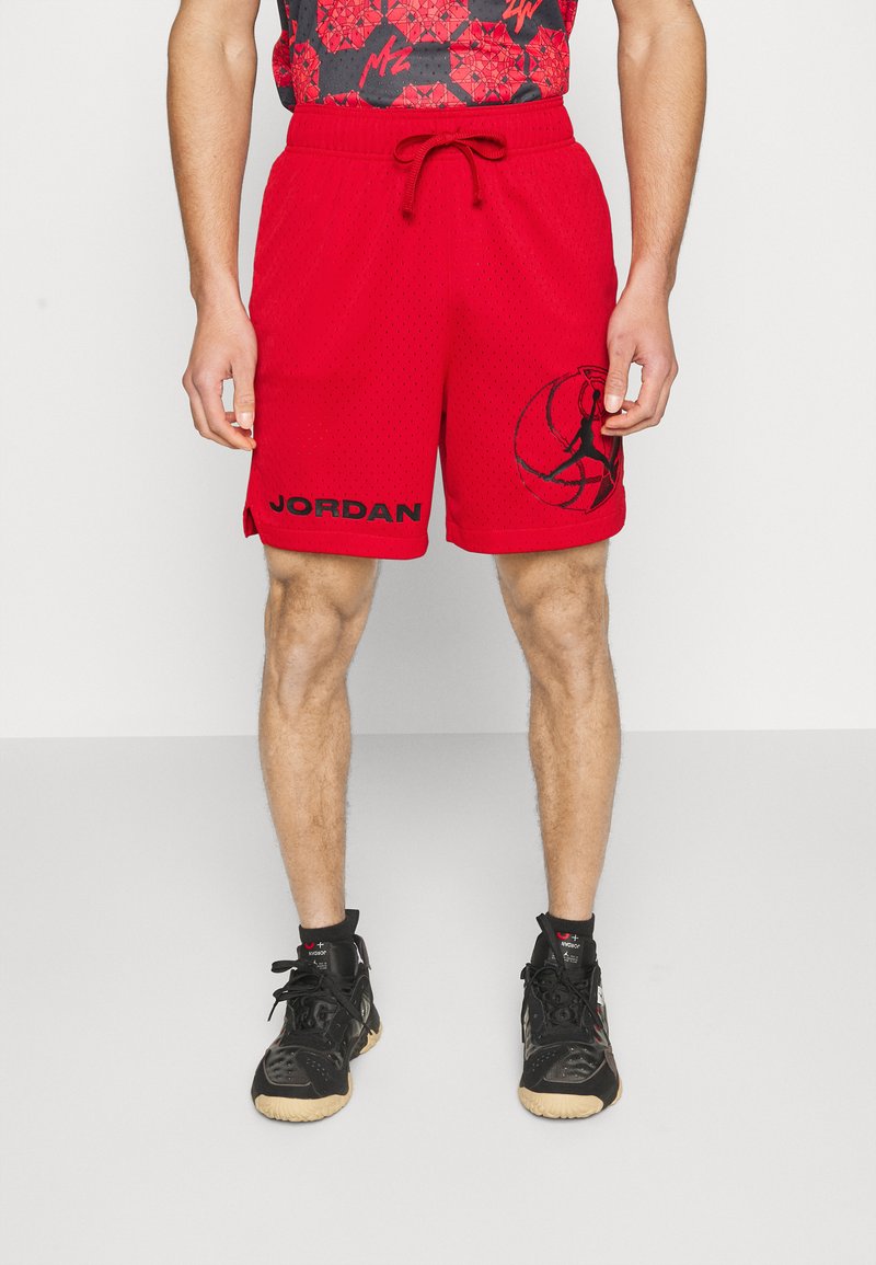 Jordan SHORT Sports shorts gym red/black/red Zalando.co.uk