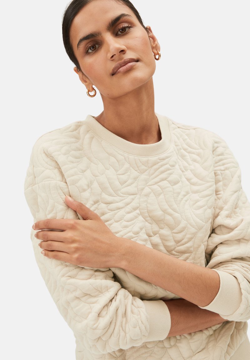 Marks & Spencer QUILTED Sweatshirt calico/offwhite Zalando.at