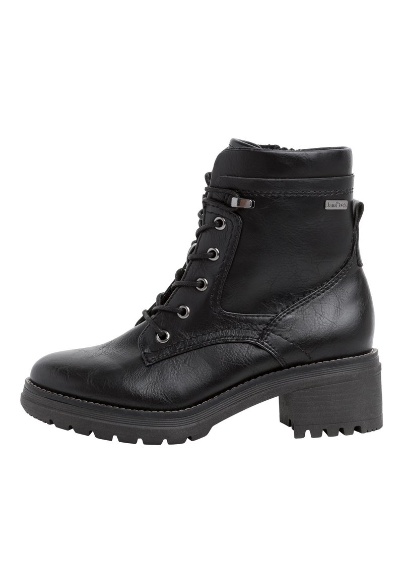 Bottines Femme Jana à Talon Bloc - Végan, Largeur Confort, Semelle Amovible