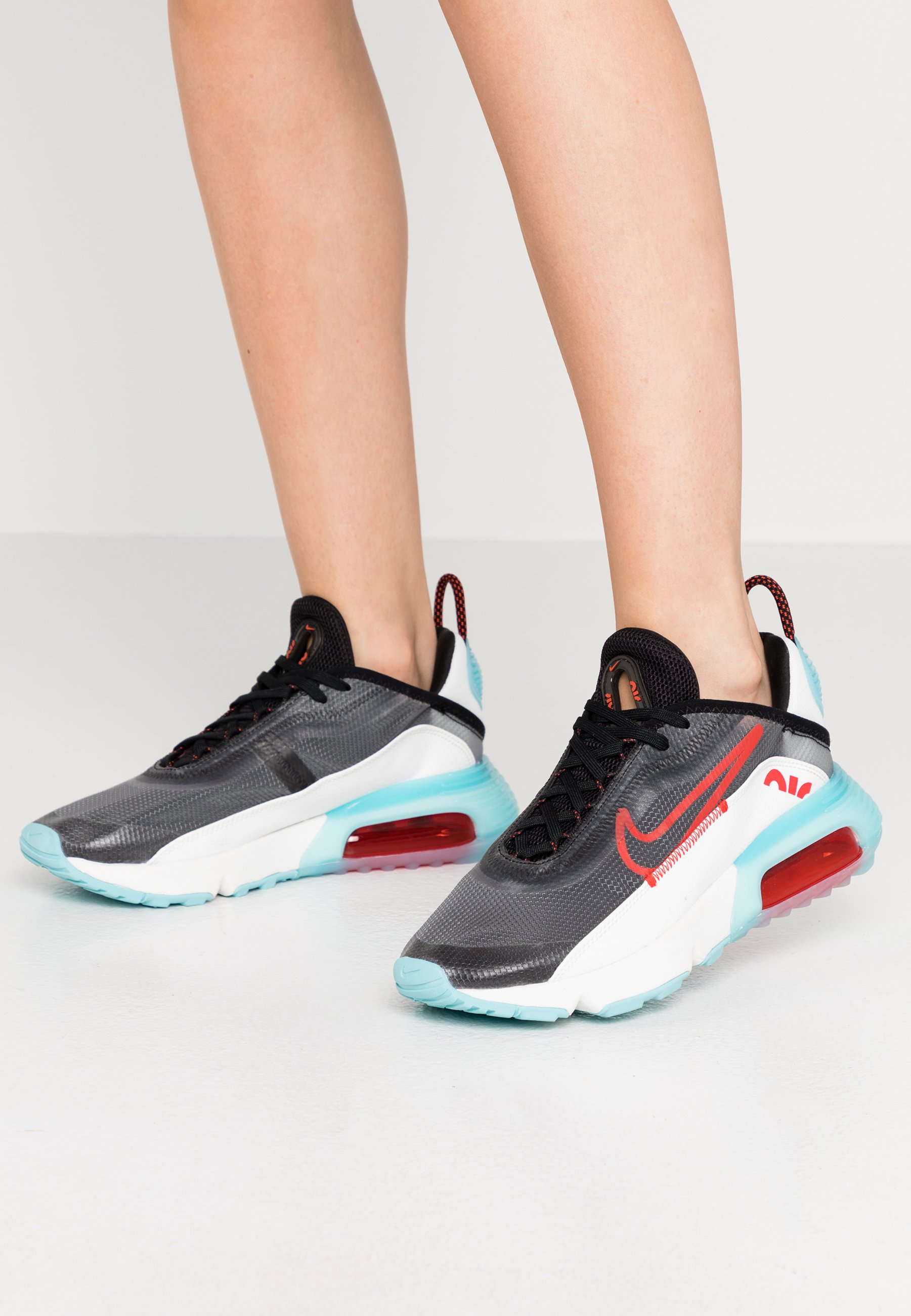 Nike Sportswear Air Max 2090 Tenisky Black Chile Red Bleached Aqua Summit White Cerna Zalando Cz