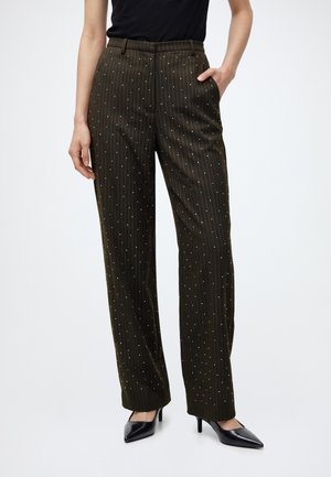 Pieces, PCFALKA PINSTRIPE PANTS - Панталони - delicioso