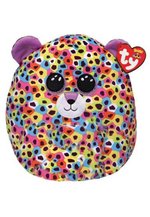 TY Squish-A-Boo Leopard – Kuscheliges Mikrofaser-Kissen, Ca. 20 Cm, Superweich