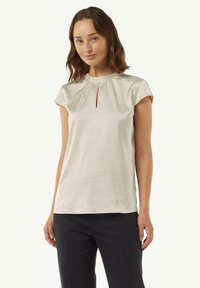 comma Bluse - helles beige