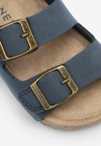 Next CUSHIONED DOUBLE BUCKLE TOUCH FASTENING STANDARD - Lær-at-gå-sko - navy