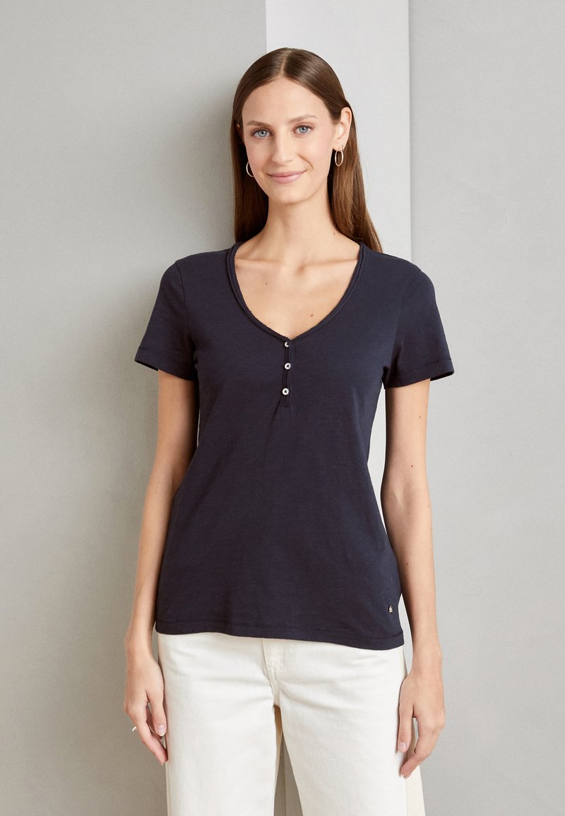 Mos Mosh BASIC TEE - Jednoduché tričko - salute navy