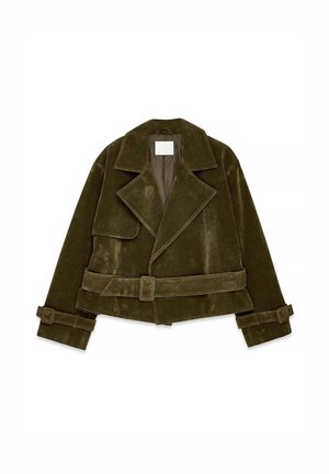 Veste en similicuir - deep khaki