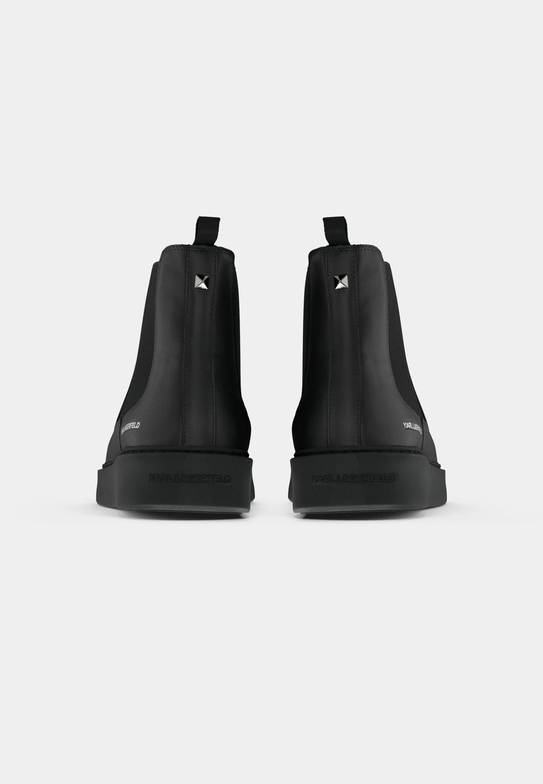 KARL LAGERFELD FLINT MID CUT GORE - Classic ankle boots - black