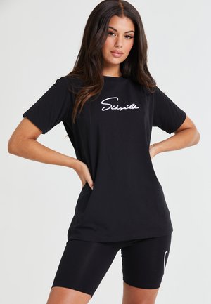 SIKSILK - Camiseta básica - black