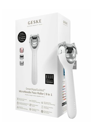 MICRONEEDLE FACE ROLLER | 9 IN 1 | SMARTAPPGUIDED - Accessoires soin du corps - white