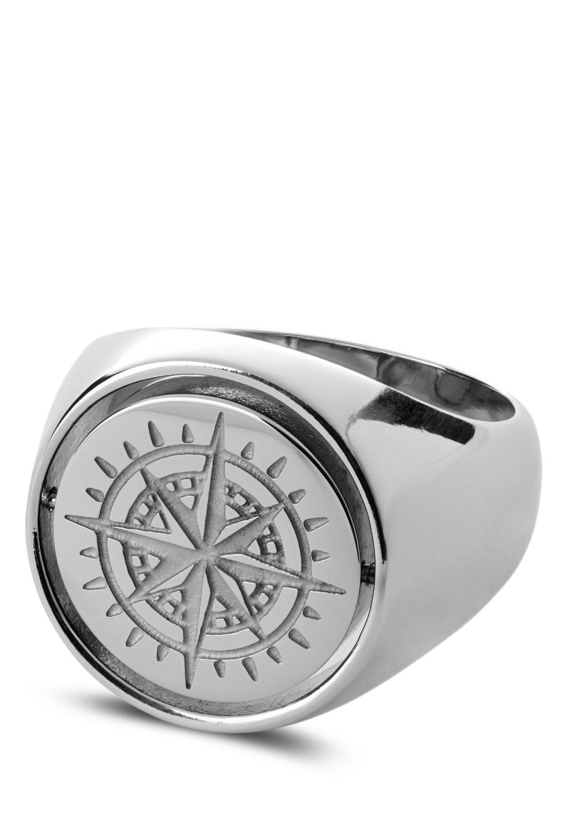 LUCLEON Ring - black steel/svart - Zalando.no