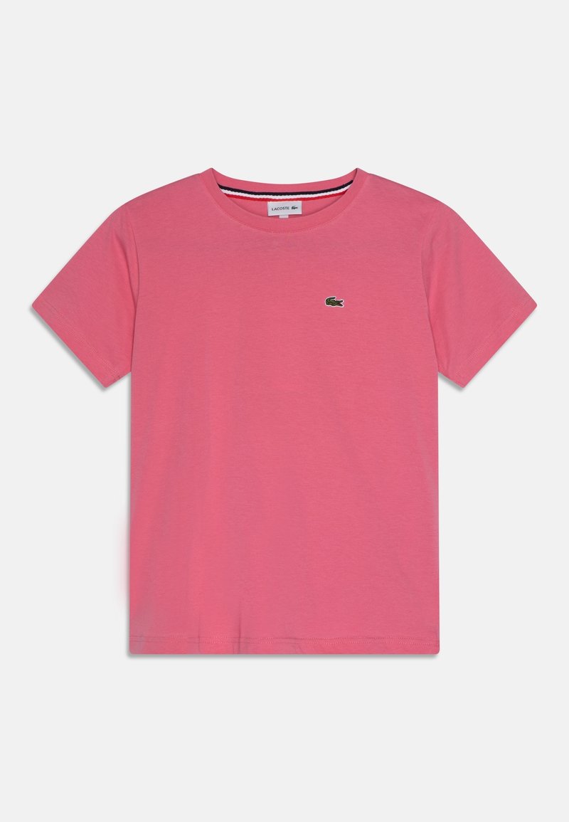 Lacoste TEE TURTLE NECK - Jednoduché tričko - reseda pink