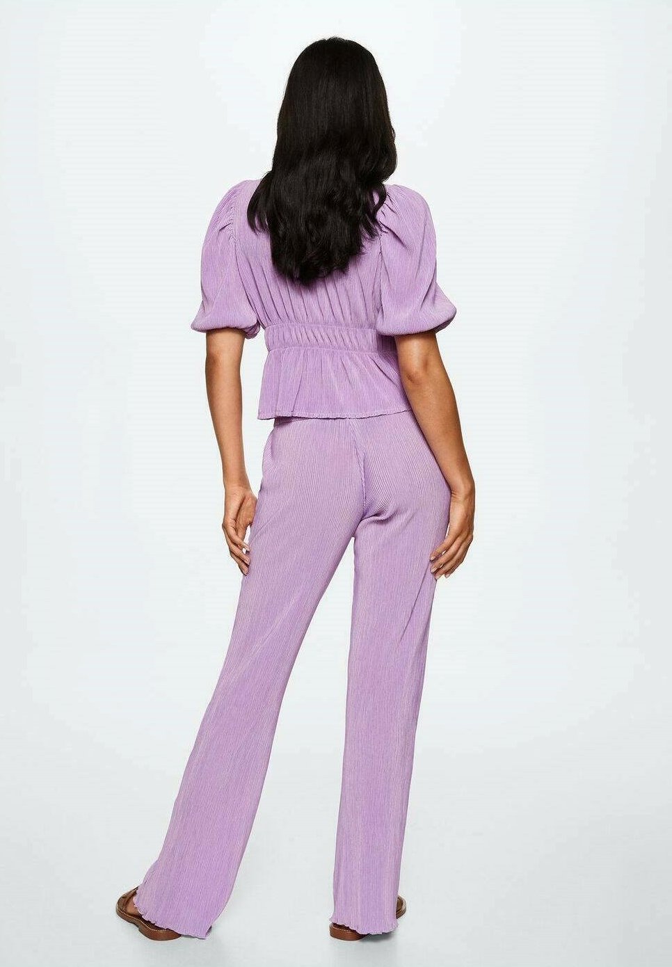 Mango MONICA - Trousers - helllila 