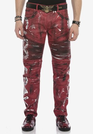 Slim fit jeans - rot