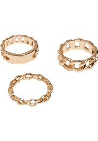 Urban Classics 3 PACK - Ring - gold-coloured