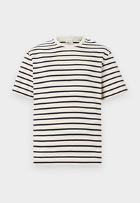STRIPED HEAVY WEIGHT - Tricou cu imprimeu - ivory