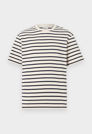 CLOSED STRIPED HEAVY WEIGHT - Print T-shirt - ivory