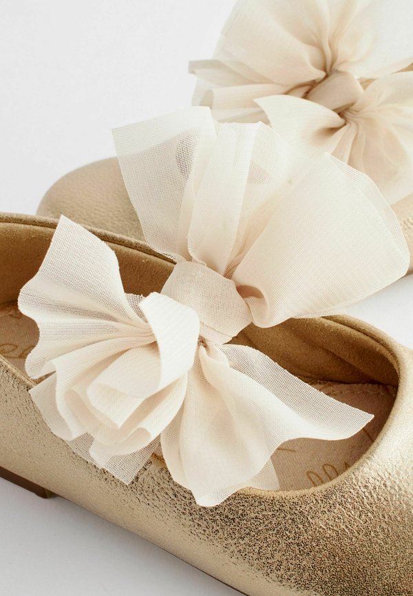 BOW MARY JANE – Lauflernschuh – gold